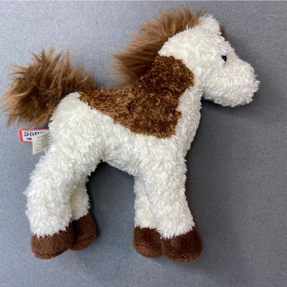 Douglas Cuddle Toy Plush Horse Stuffed Animal Spotty Paintbrush Pinto Pony 7x8"